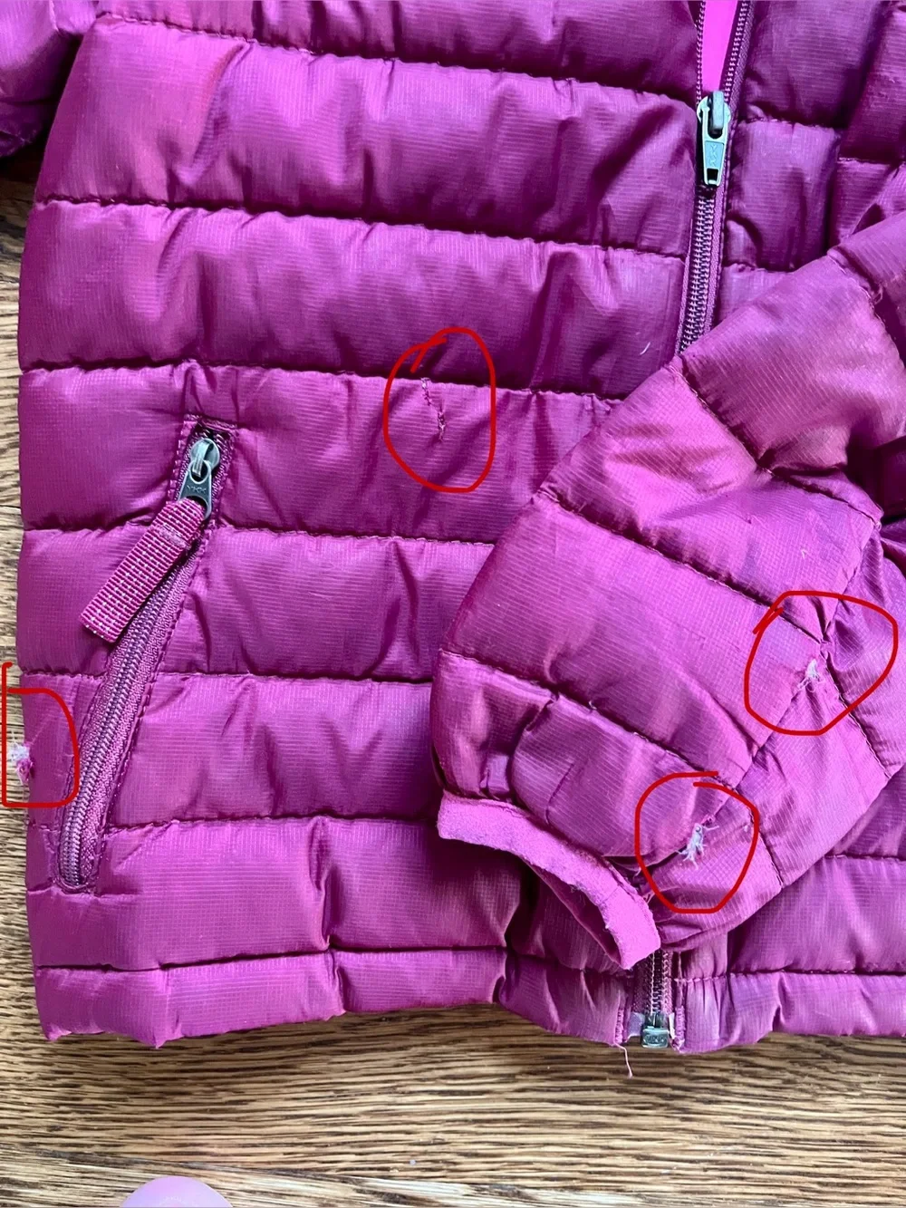 Patagonia Kids' Insulated Down Sweater Puffer Jacket - 3T - Purple/Pink